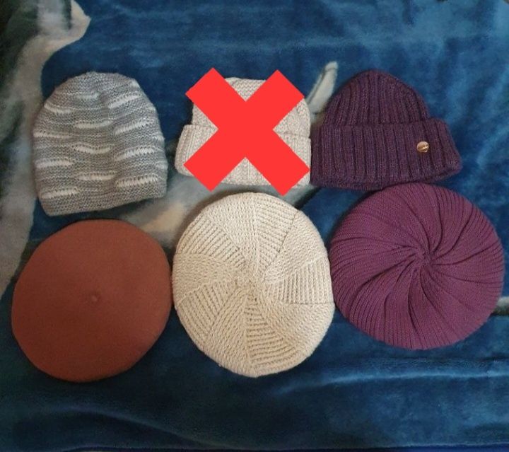 Отдам даром шапки и береты