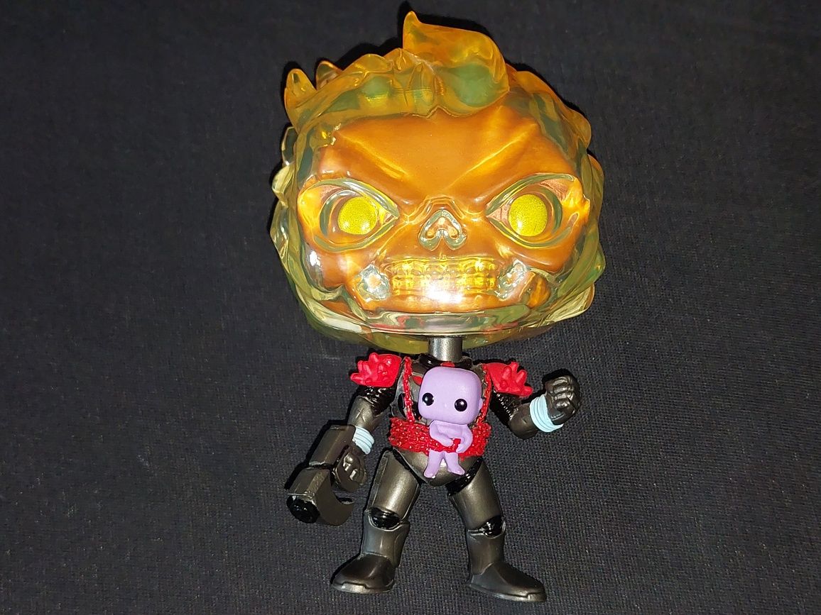 Funko Pop! Cosmic Ghost Rider with Baby Thanos LA Comic Con Exclusive.