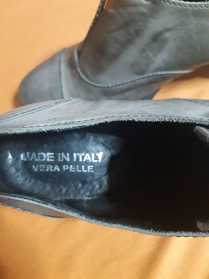 Pantofi/botine piele Italia 37