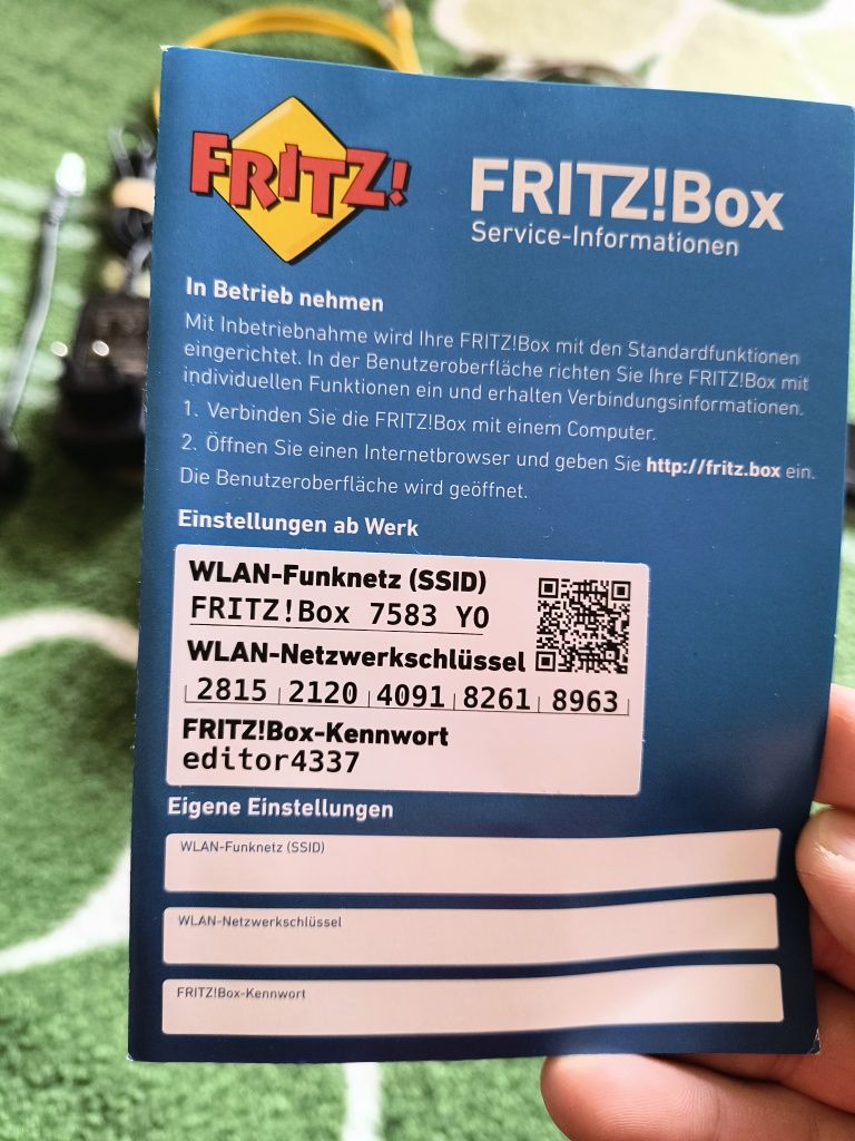 Рутер Fritz box 7583 business Server