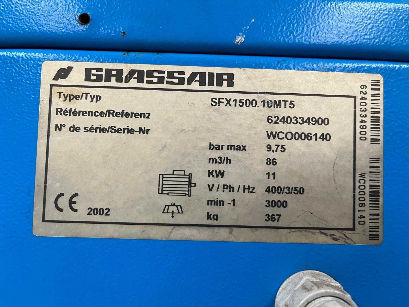 Compresor Grassair 11kw sh