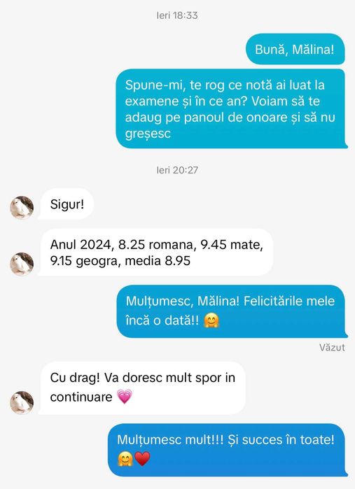 Meditații la matematică și lb.română,  BAC / Evaluarea Națională