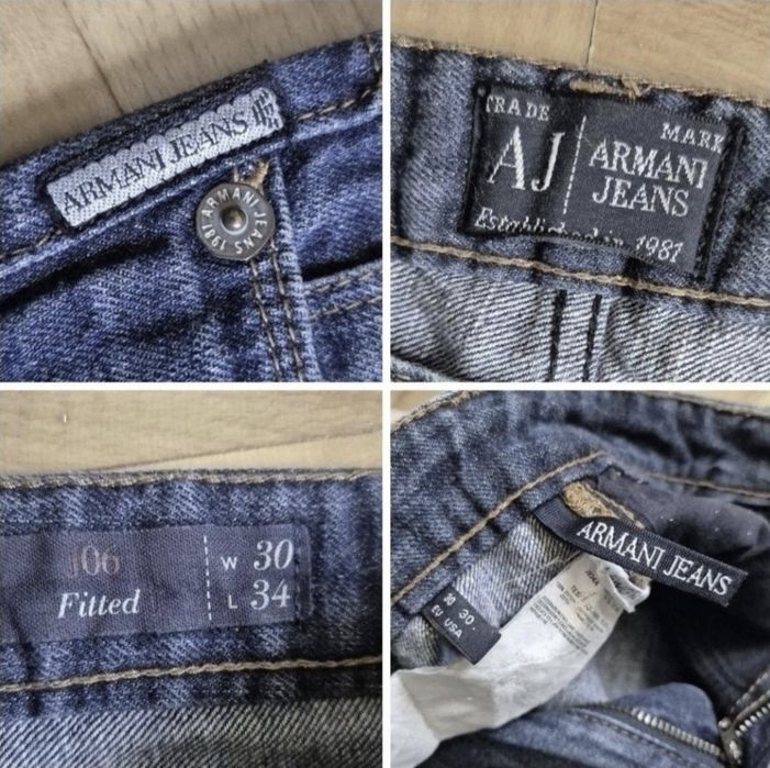 Blugi bărbătești Armani Jeans J06 Fitted, mărimea W30xL34