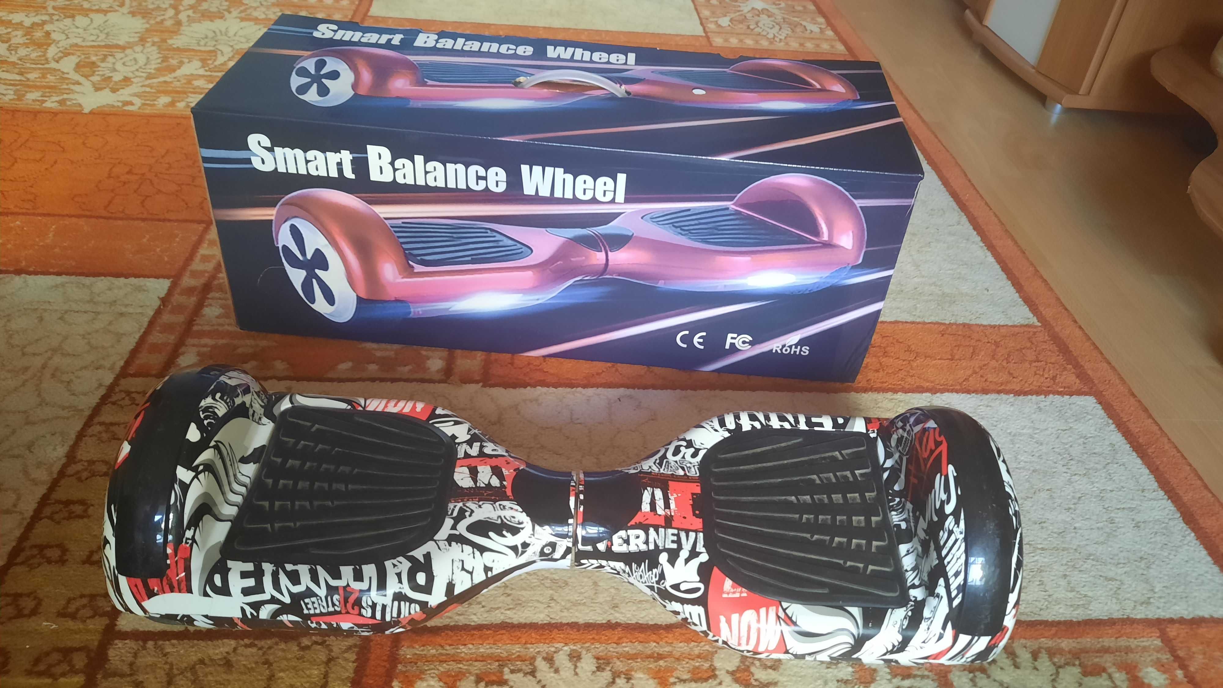 Hoverboard + Geanta transport + Husa silicon verde