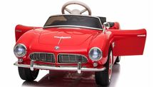 Masinuta electrica Kinderauto Bmw 507 Oldtimer 70W PREMIUM #Rosu