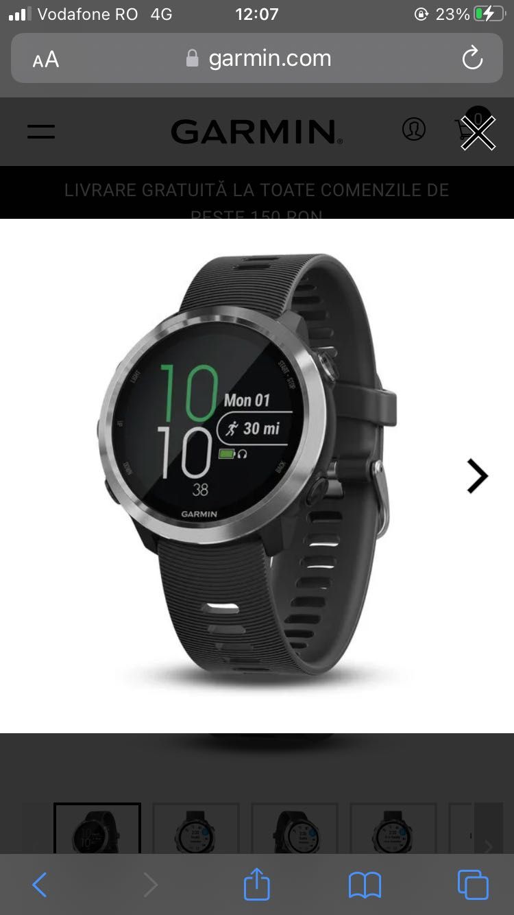 Ceas smartwatch garmin forerunner 645