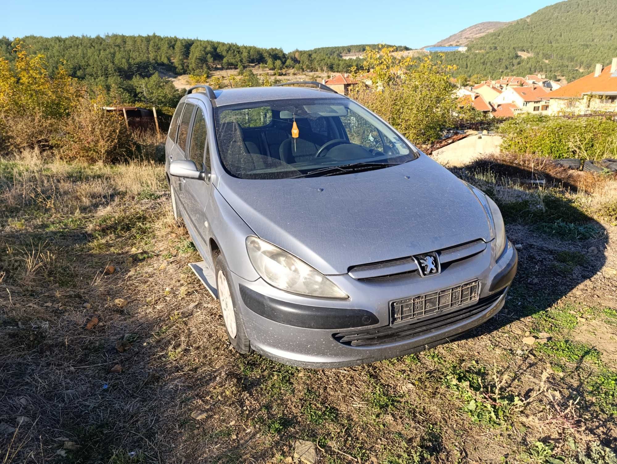 Пежо 307 sw  1.6хди НА ЧАСТИ