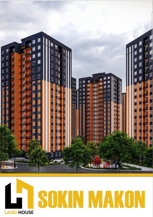 SOKIN MAKON 2-хонали 63 м2 тайёр хонадон