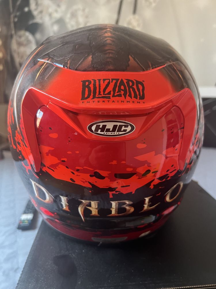 Мото каска HJC RPHA 12 Diablo Blizzard MC1 – L (с два визьора)