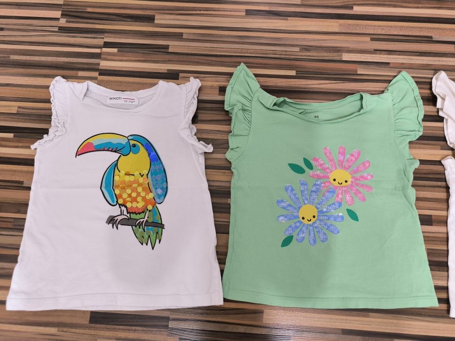 Tricouri cu paiete H&M nr. 122-128
