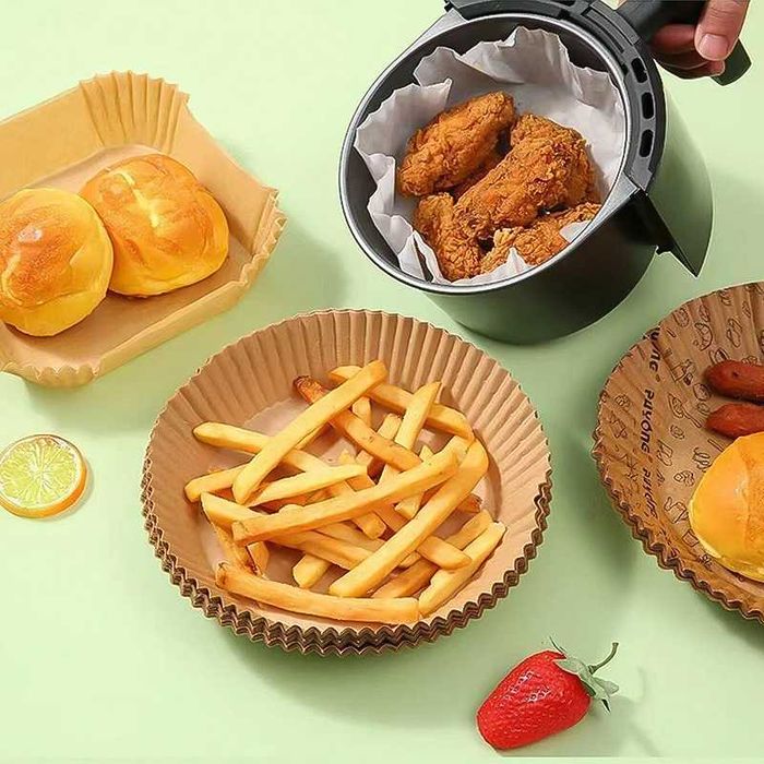 Хартия за печене за Air Fryer (Еър фрайър) 50 листа, 16 х 4.5 см