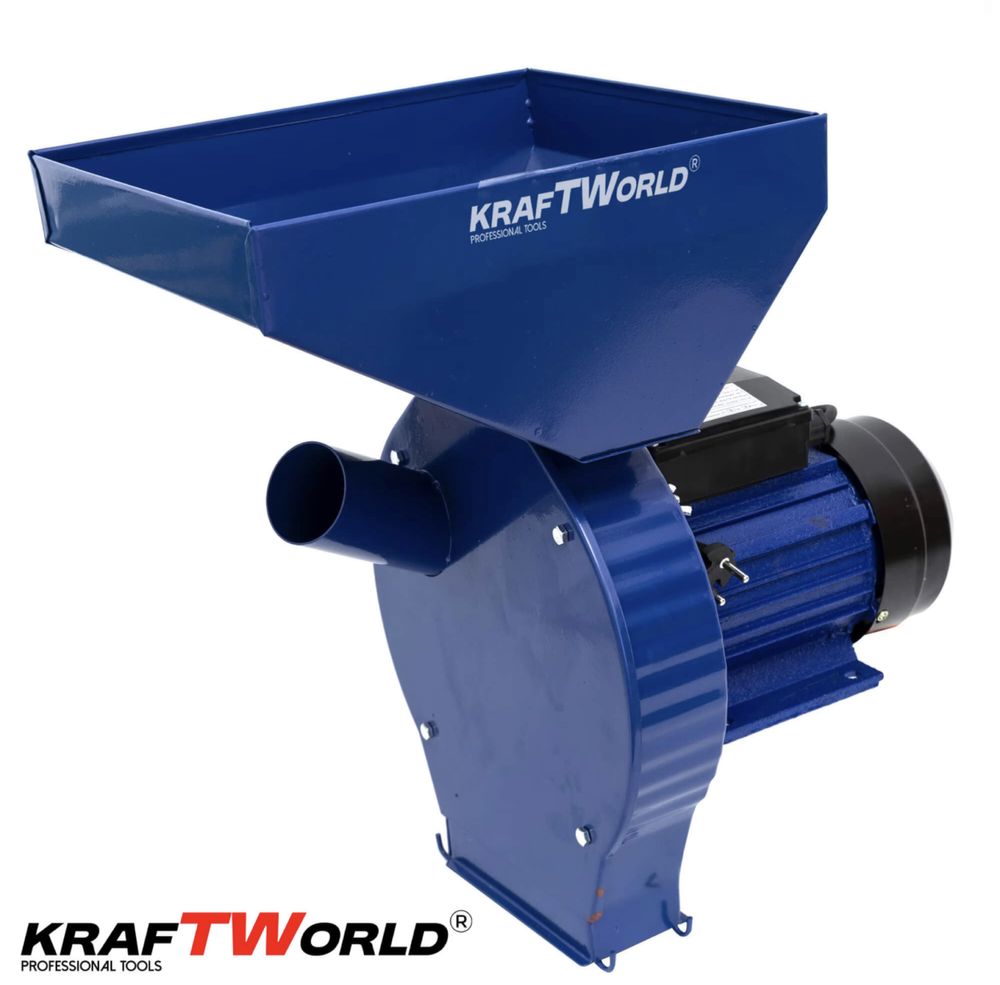Фуражомелка KraftWorld 3.9kW Комплект с 4 Сита – Ярмомелка