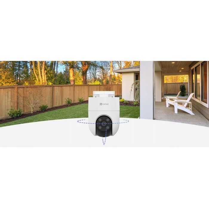 Камера за наблюдение EZVIZ H8c, 1080p, 360°, Бяла