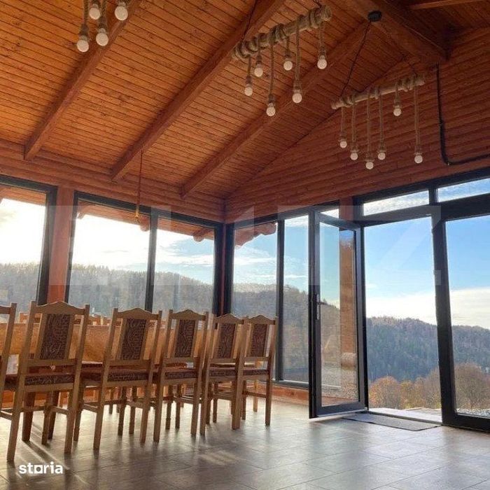 Cabana de vanzare, 10 camere cu baie proprie fiecare, 270 mp, pe Trans