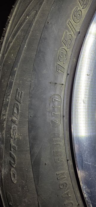 DBV Джанти със летни гуми  195/65/15  7J×15  ET38. 5×112 DOT2017