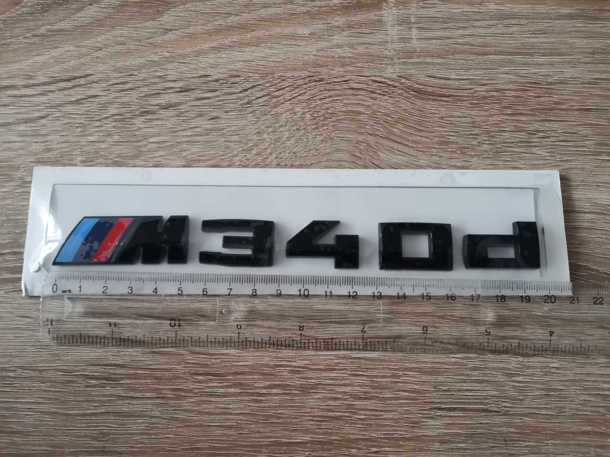 BMW М340d черна емблема лого