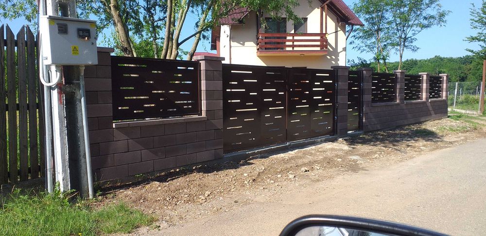 Gard Boltari, gard tabla decupata, porti tabla traforata, gard WPC