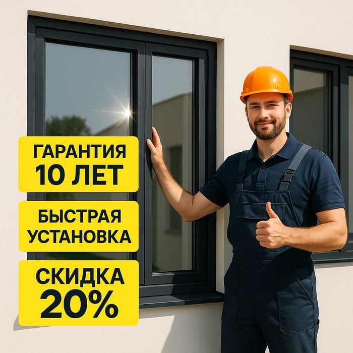 ОЙБАЙ БАҒА! (o_O) Пластиковые Окна Двери Витражей ПВХ Алюминий Профиль