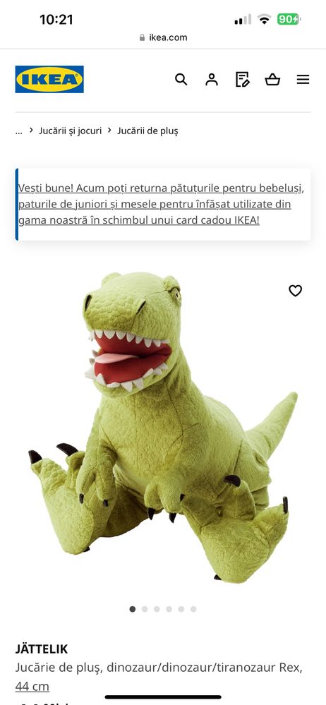 5 plusuri dinozauri - Ikea