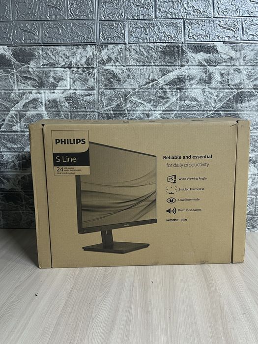 Продам Абсолютно Новый монитор Philips 24дюйма большой