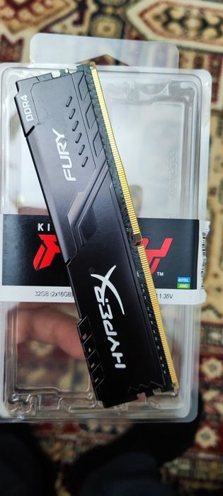 Продам ОЗУ DDR4 hyperx, fury 8gb