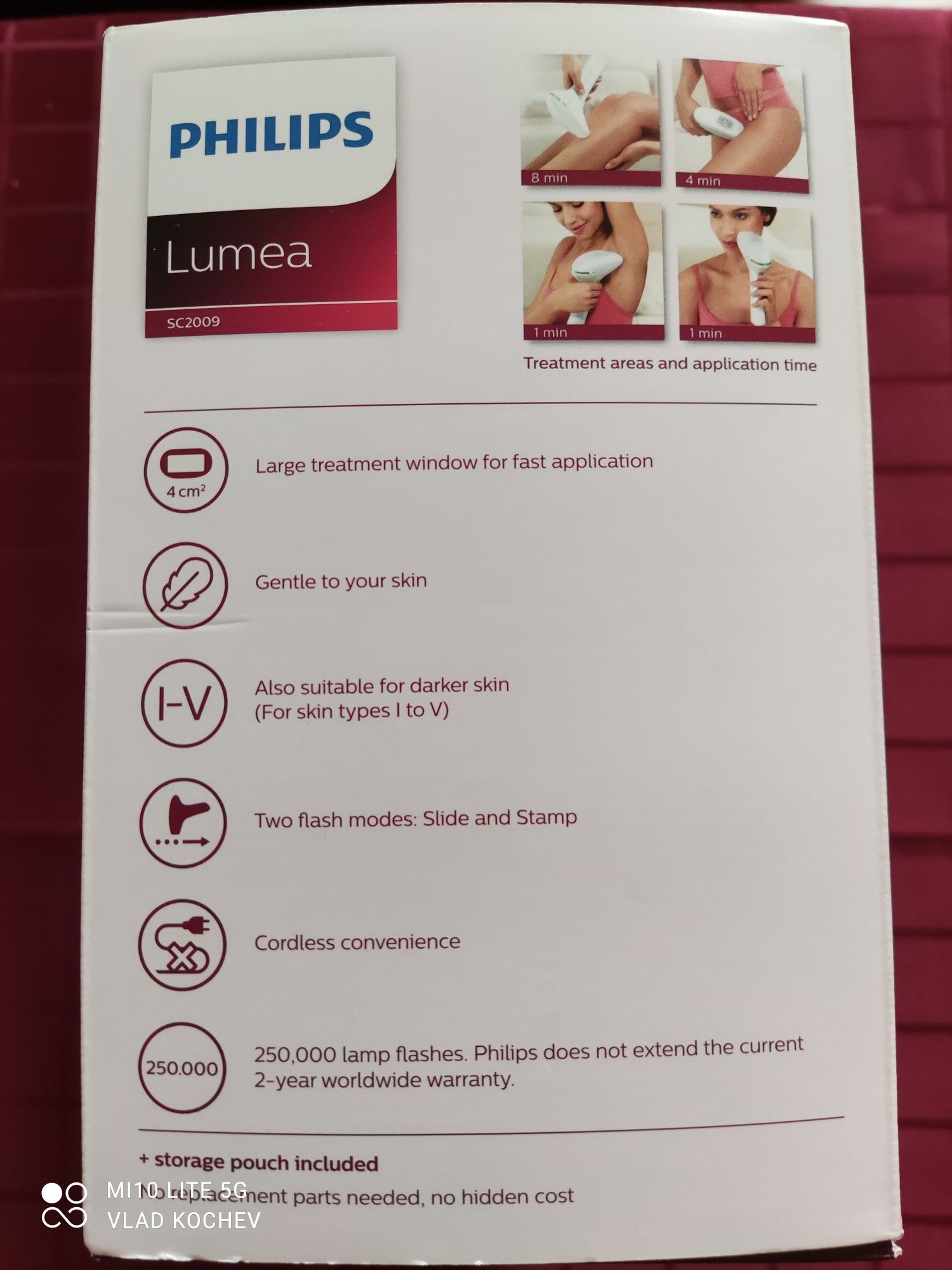 Фотоепилатор Philips Lumea Prestije SC2009