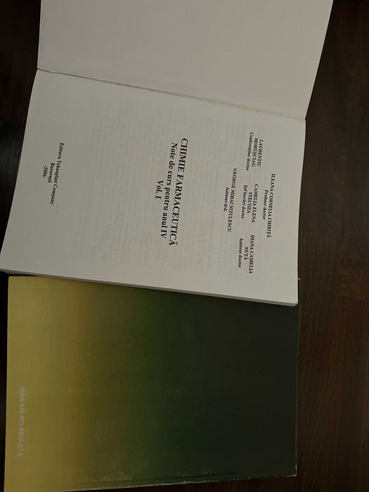 Chimie farmaceutica doua volume