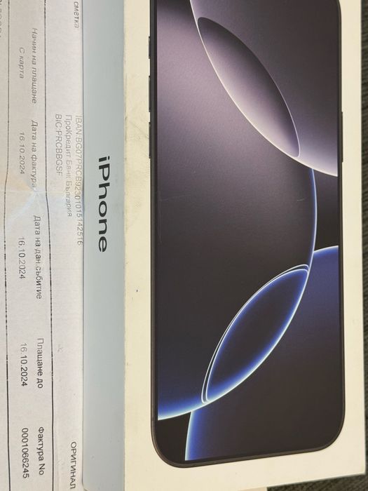 КАТО НОВ 256GB iPhone 16 Pro Max iStyle Гаранция 2026г. Black