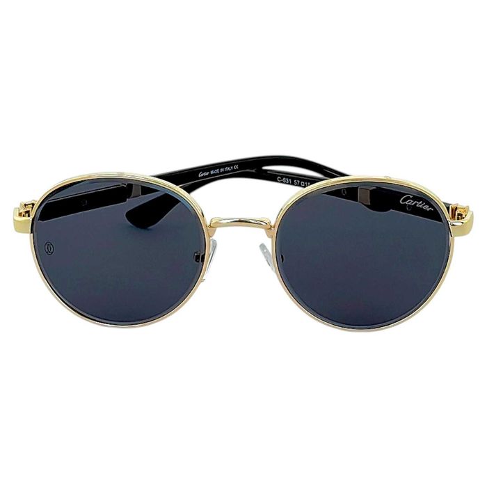 Cartier ROUND Унисекс слънчеви очила 2026 с кръгли стъкла UV400 Защита