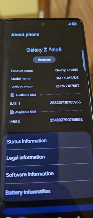 Samsung ZFold5 256G