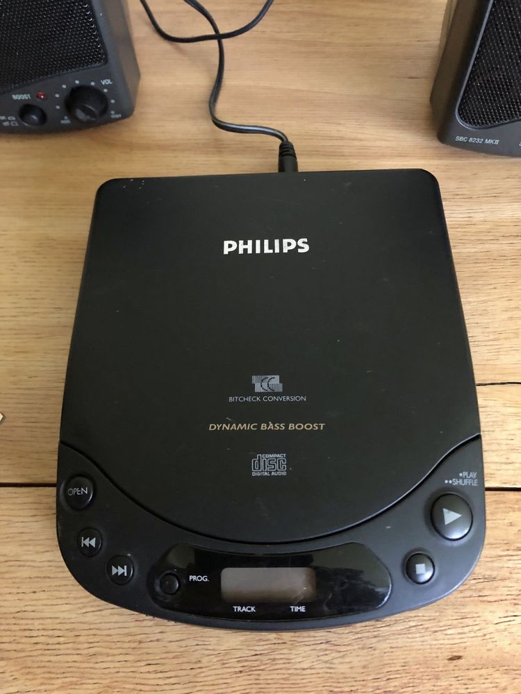 преносим компакт диск плейър PHILIPS, внос от Англия