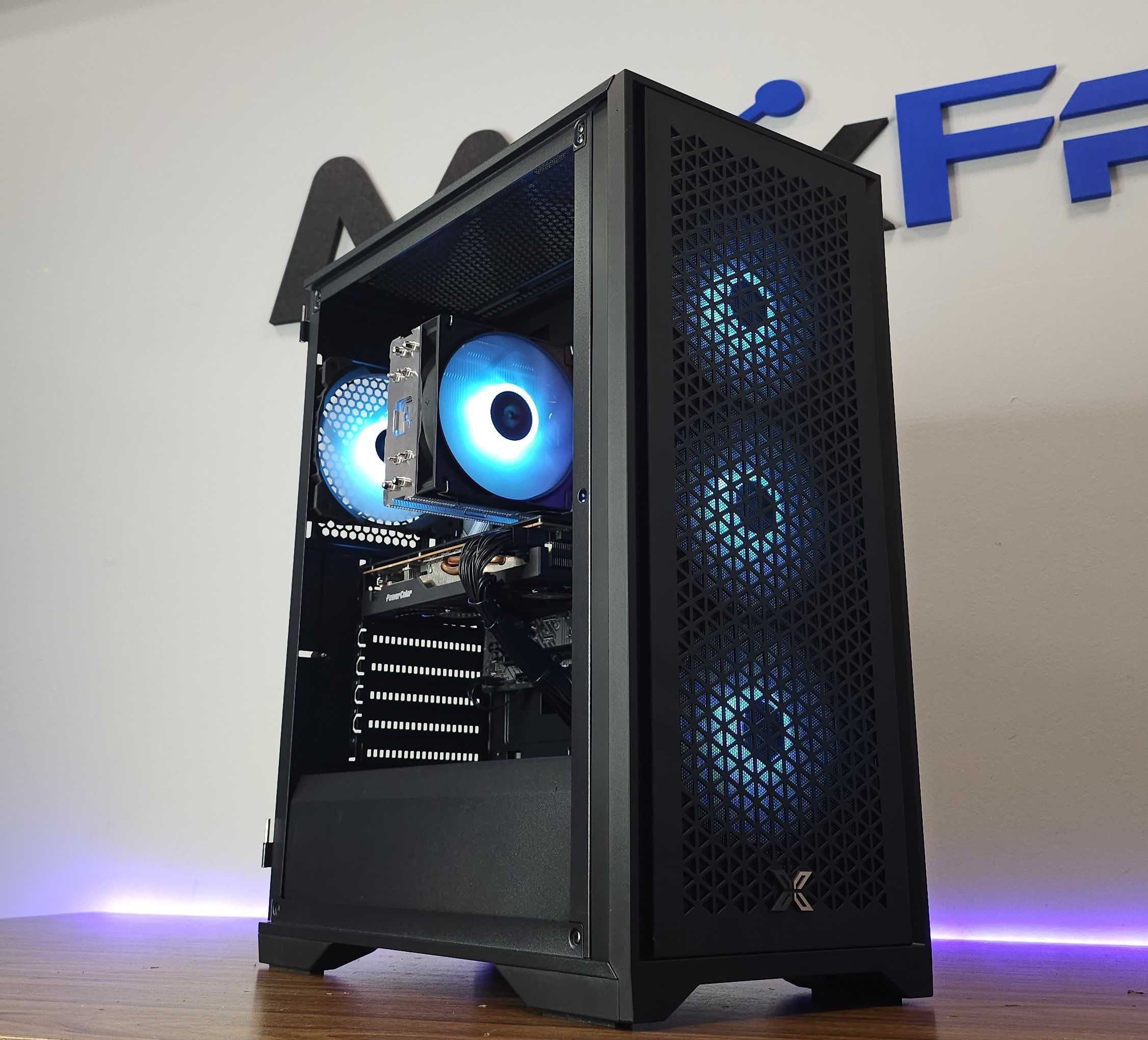 Гаранция! RX6700XT 12GB, Ryzen 7 5700X3D, 16 GB RAM Геймърски компютър