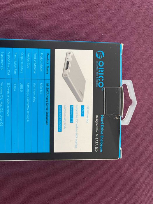 Rack extern ORICO USB 3.0  M-SATA