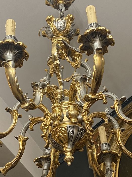 Candelabru/lustra/ bronz masiv