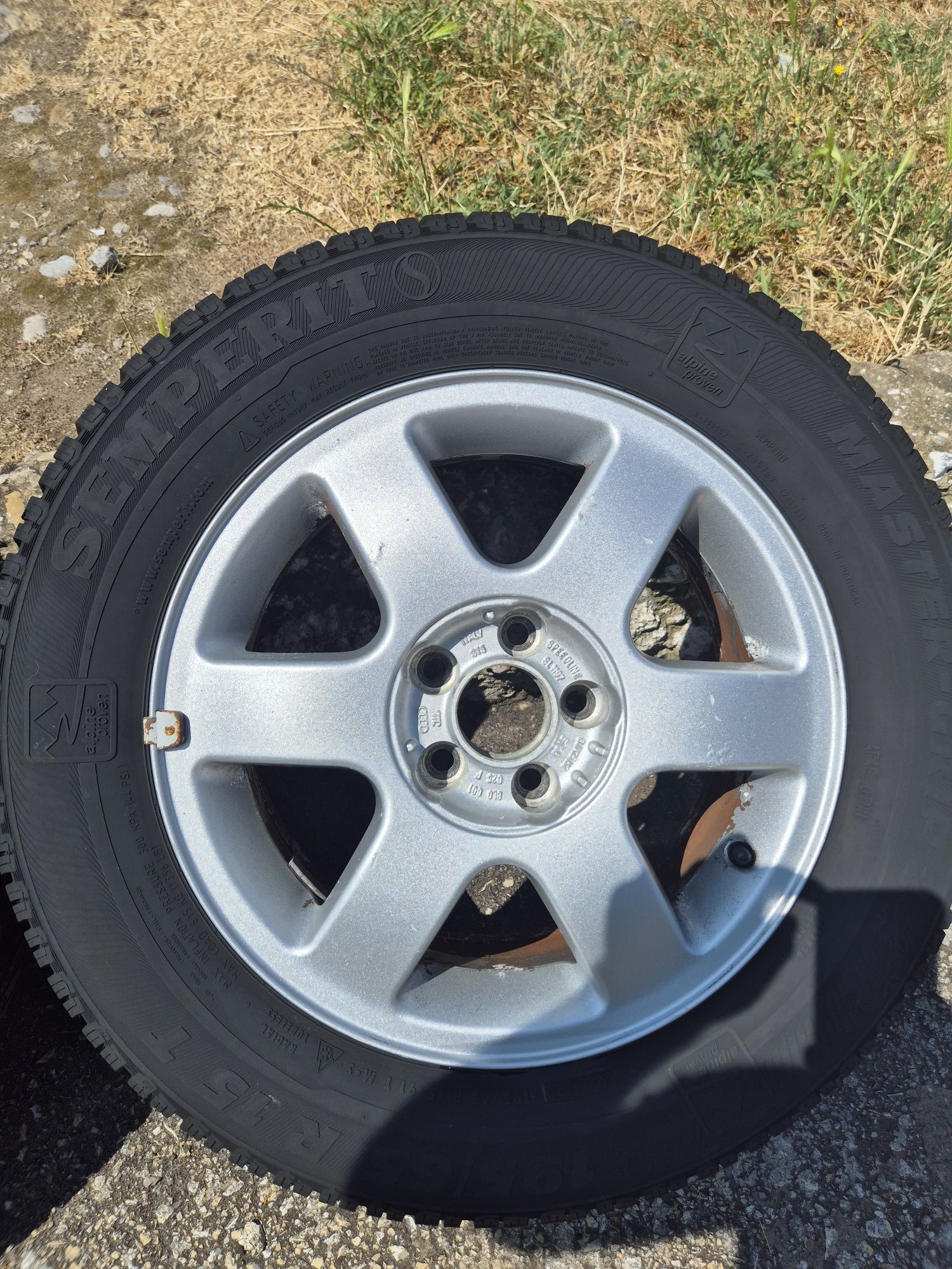 15" Джанти с гуми 5x100 6JX15H2 ET38