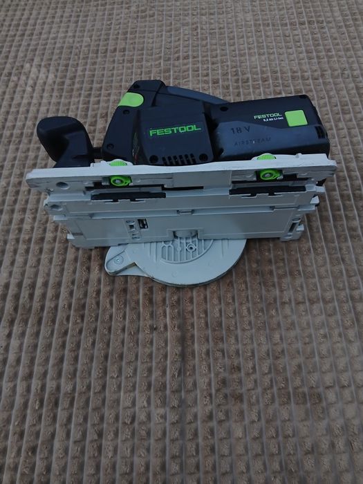 Circular FESTOOL HKC 55 EB, corp și acumulator 5.2 ah
