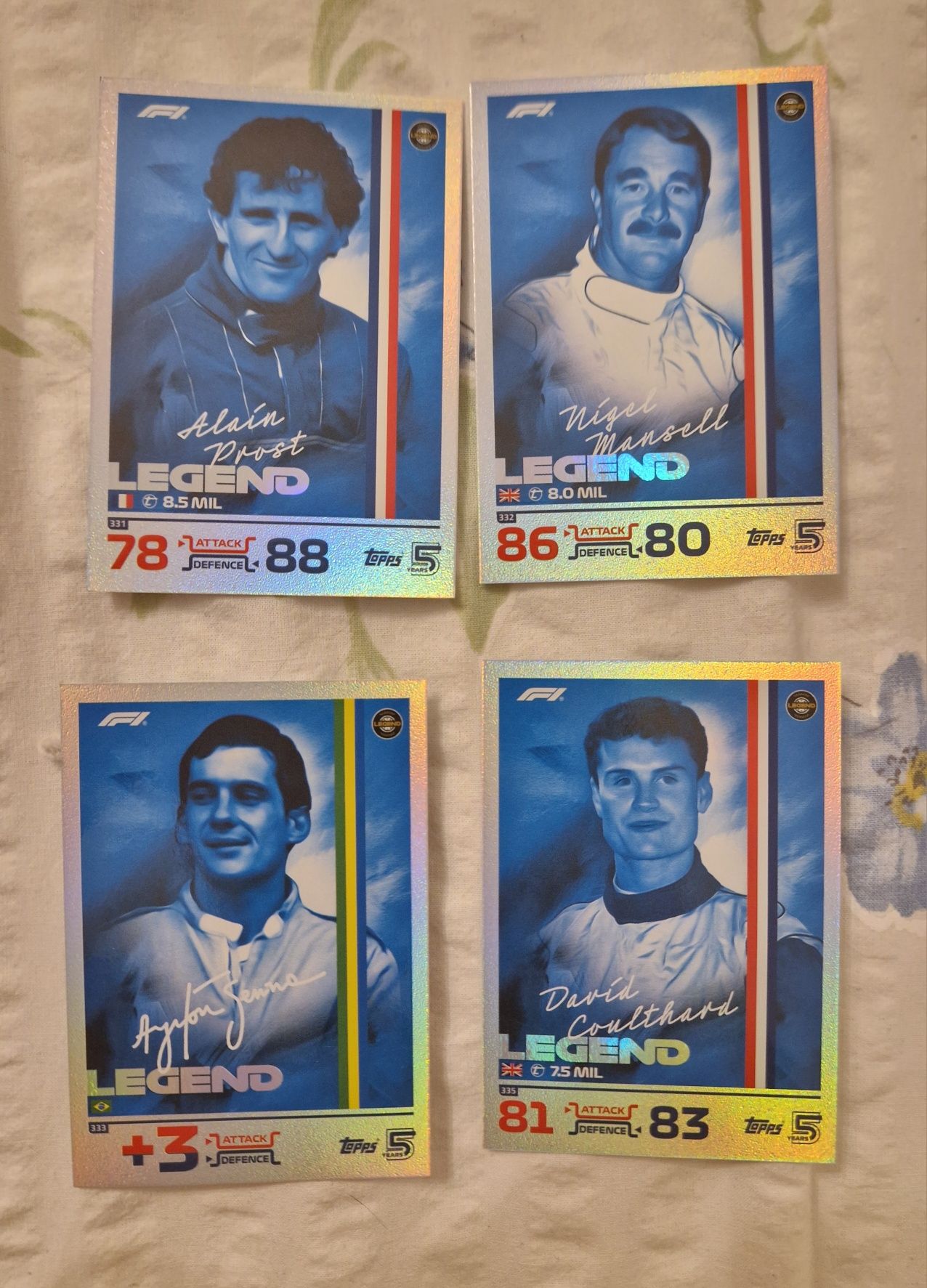 Cartonașe Topps Turbo Attax din seria Legends