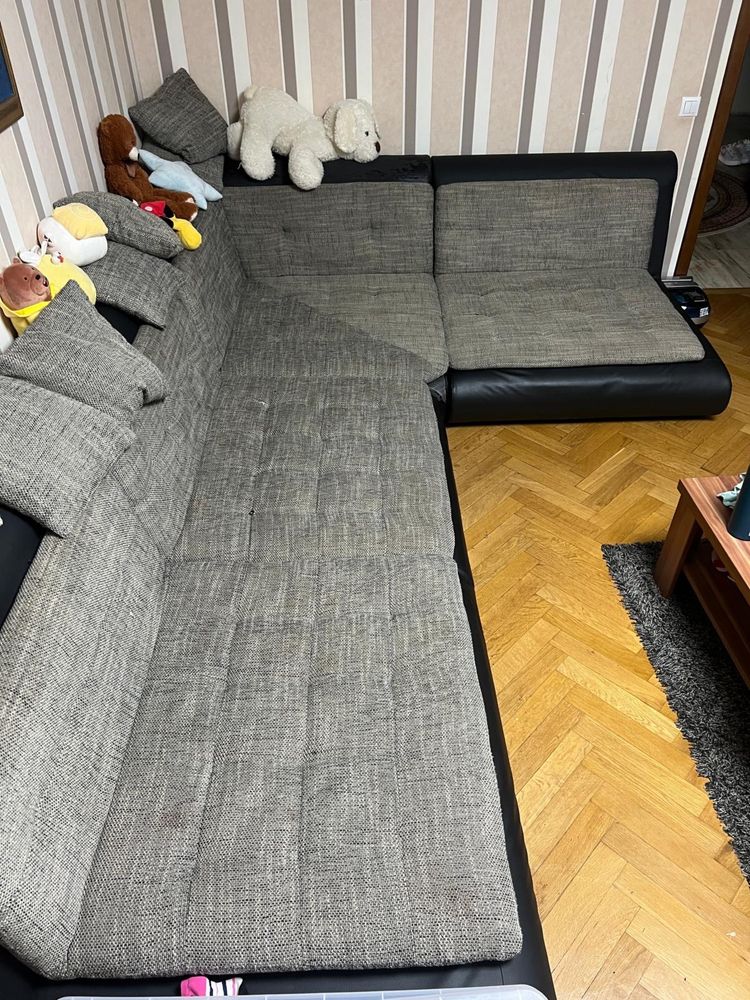 Canapea in forma de L 4 corpuri detasabile