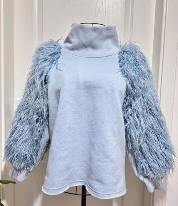 Bluza Hanorac United Colors of Benetton cu maneci bufante