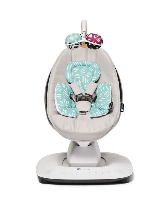 Кресло-качалка 4moms MamaRoo5 Grey в комплекте с вкладышем