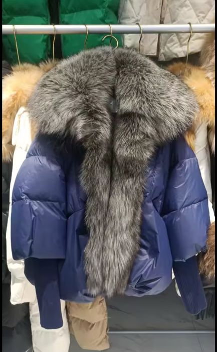 Дамско Яке с естествен косъм от лисица