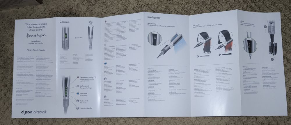 Dyson Airstrait – ca nou, folosit de 2-3 ori, garanție până în 2026