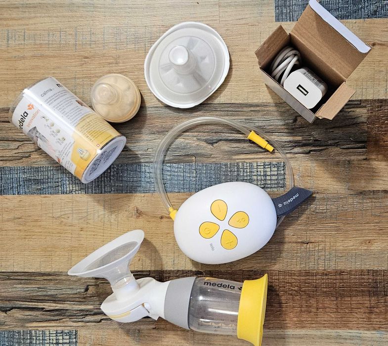 MEDELA SOLO двуфазна електрическа помпа + Подарък Medela Calma