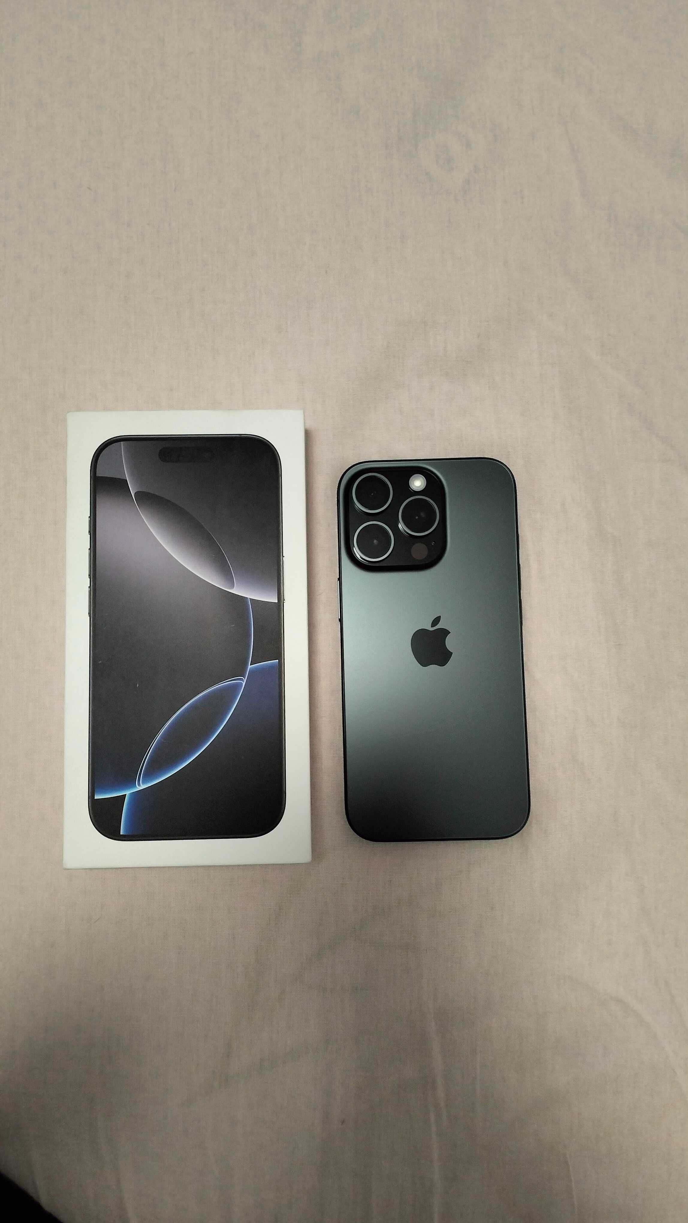 iPhone 16 pro black Titanium