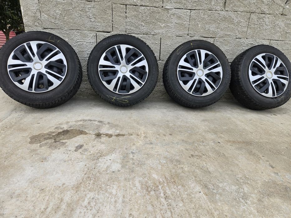 Anvelope iarnă ( M+S) cu jante tablă 16" – Ford Focus