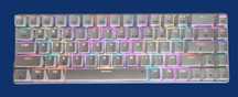 Tastatura alba Gaming Rgb cu acumlator Cu wifi si Bluetooth nou compat