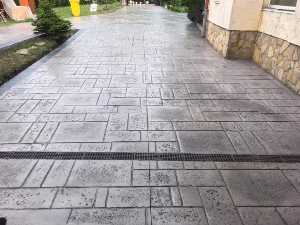 Beton amprentat / dezactivat Bucuresti si Ilfov - Pret beton amprentat