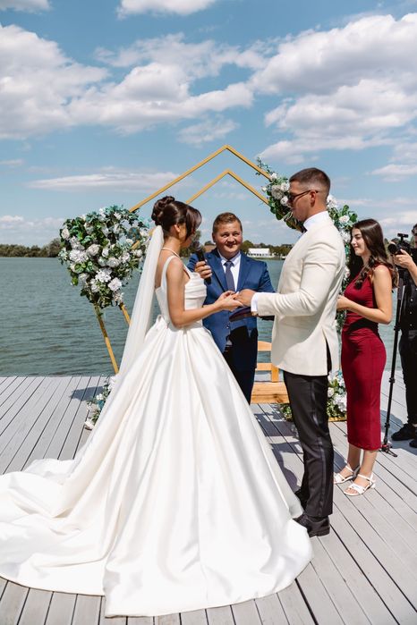 Rochie mireasa vorset reglabil masura S/M