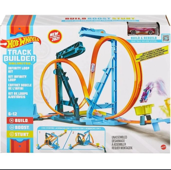 Hot wheels автотрек, хот Вилс бесконечная петля