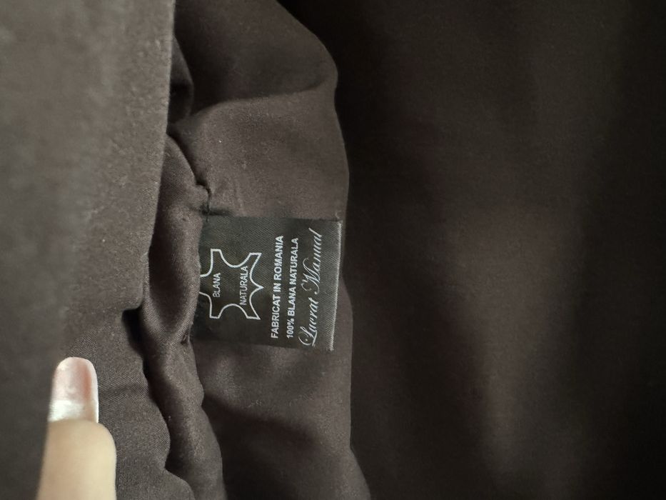 Haina din blana naturala